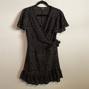 Relipop Short Sleeve Wrap Dress